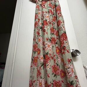 Siren Lily Floral Mesh Dress